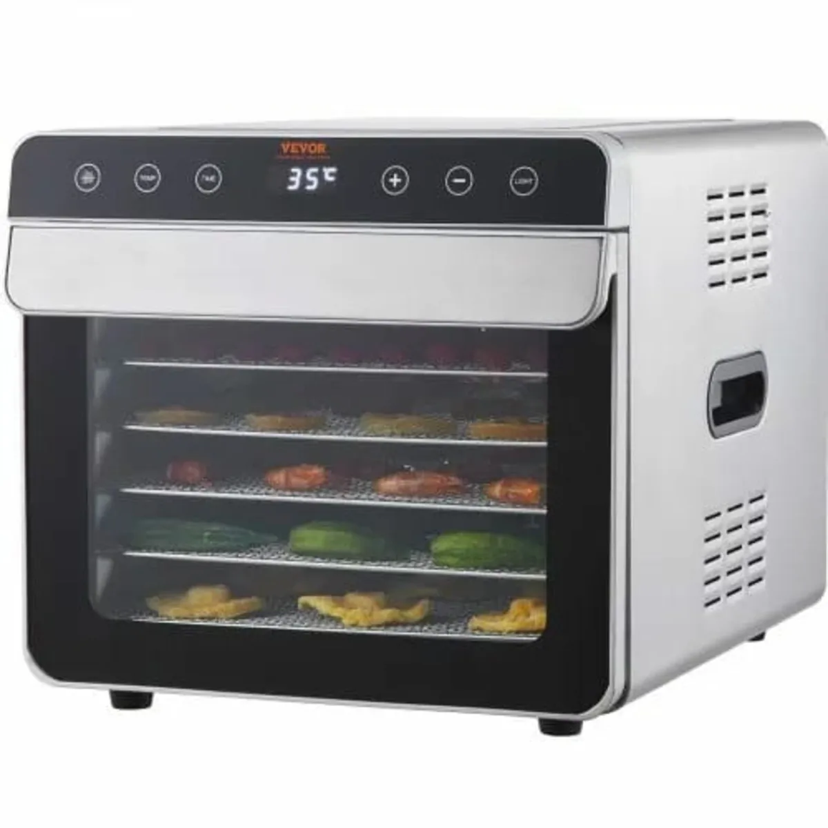 6 Trays Food Dehydrator Machine Stainless Steel 70 - Image 1