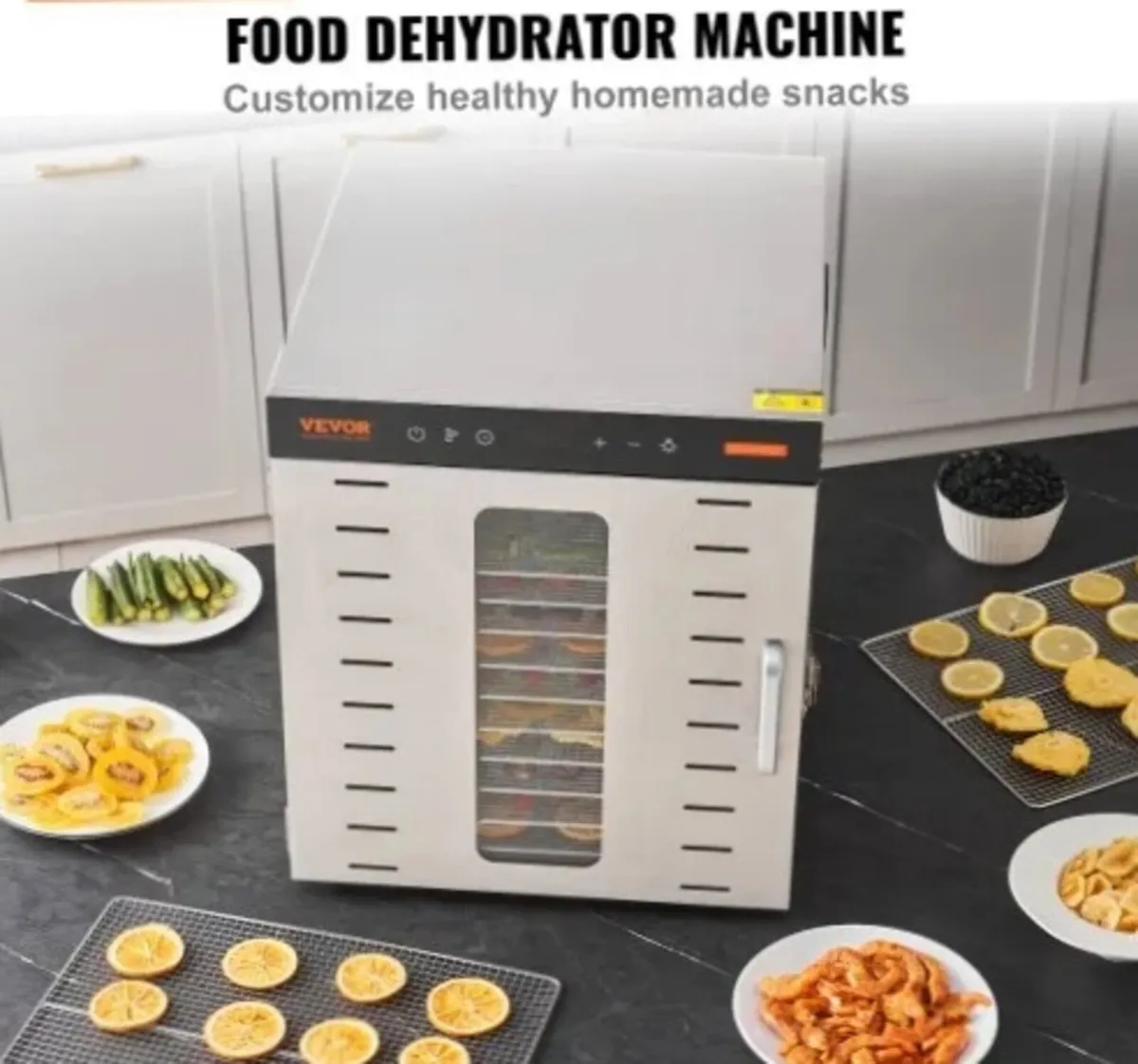 10 Trays Food Dehydrator Machine Stainless Steel 1 - Image 2