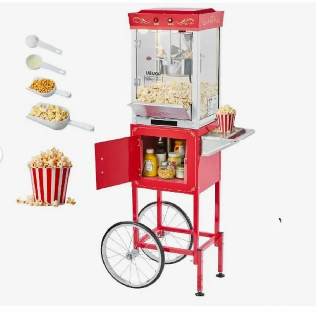 Popcorn Machine with Cart - Image 4