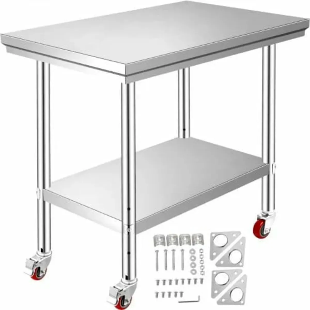 Stainless Steel Work Table 30 x 24 x 33 Inch, 700 - Image 1