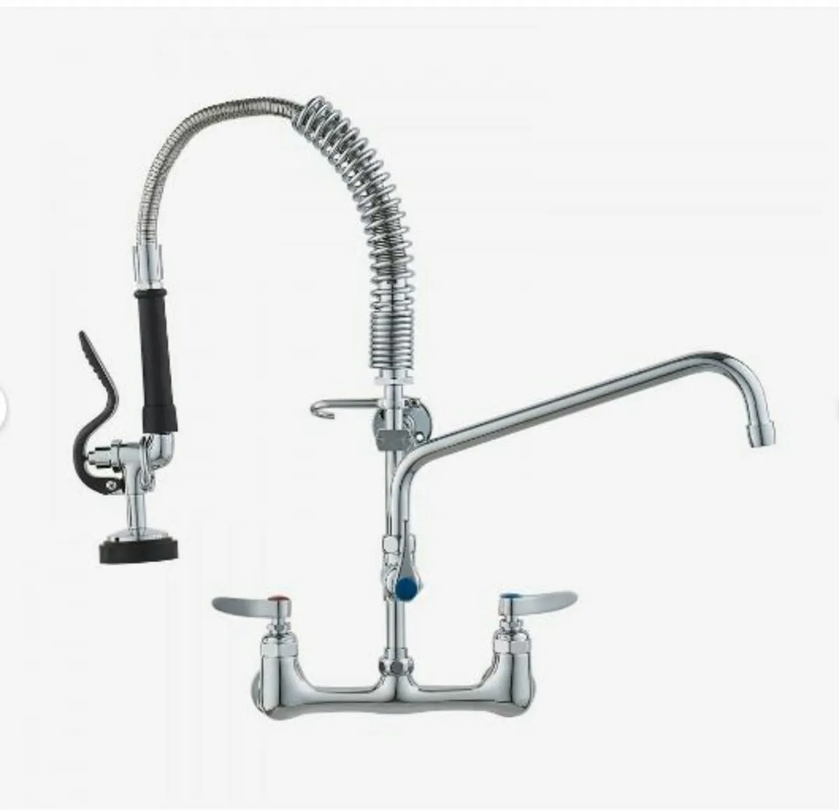 Commercial Faucet with Pre-Rinse Sprayer - Image 1