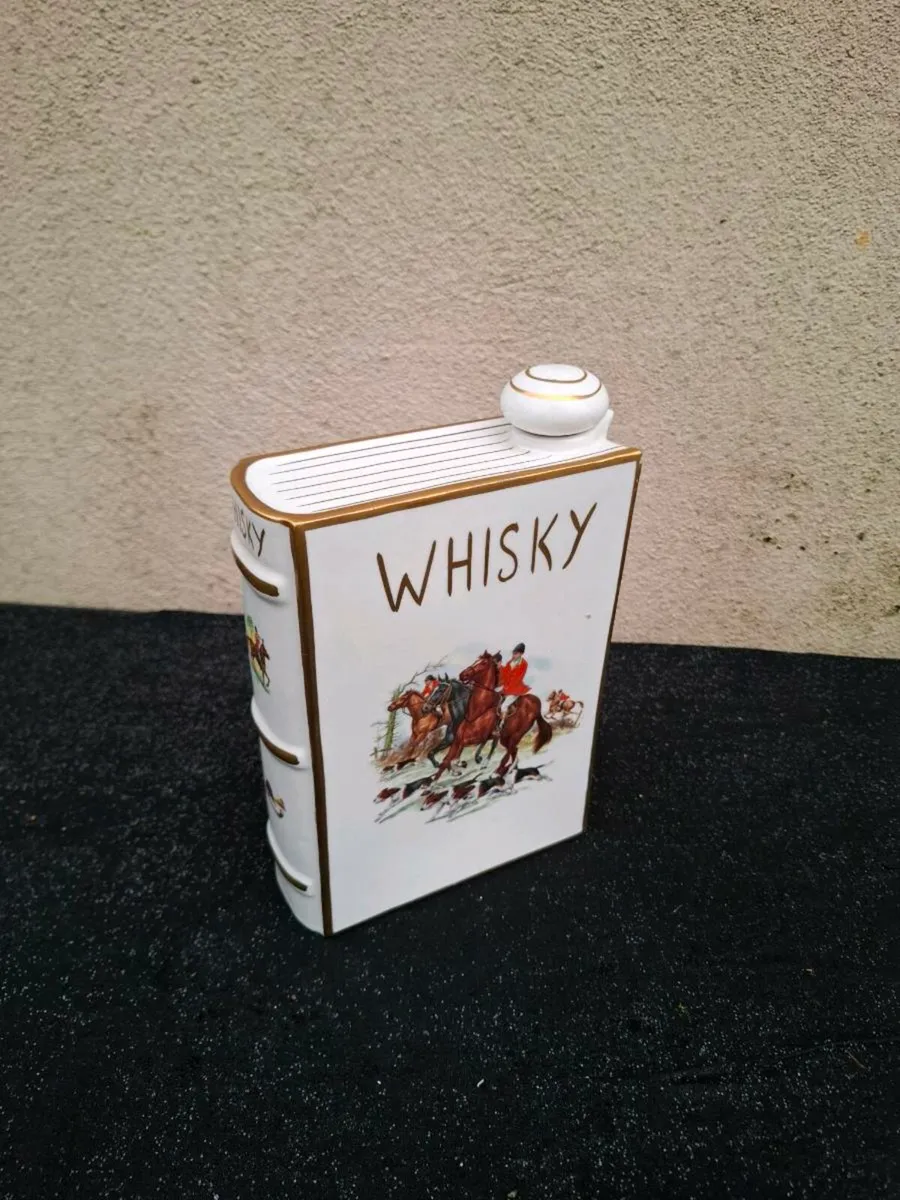 Porcelain.whiskey bottle postage possible - Image 1