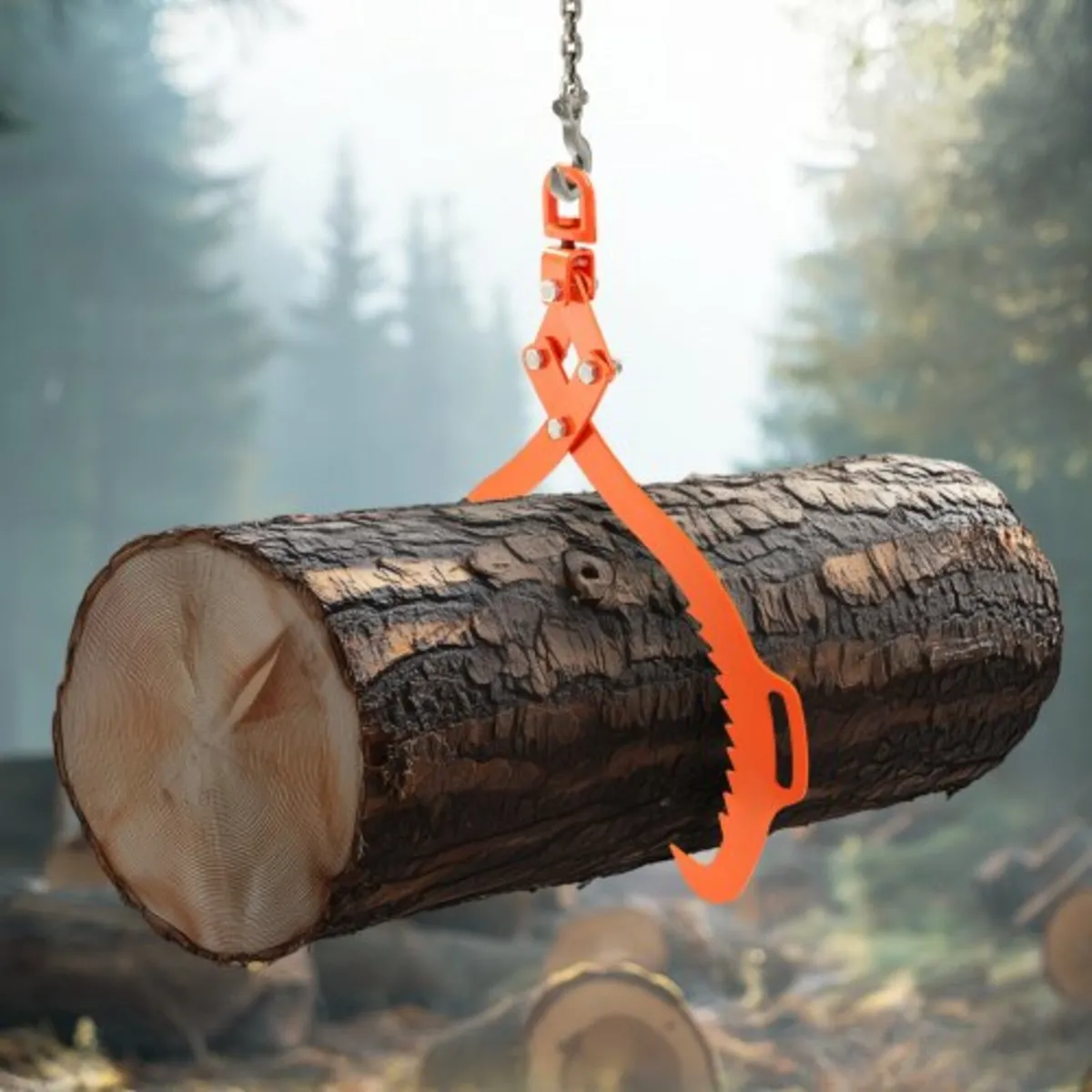 32in Log Lifting Tongs, 2-Claw Log Tongs, Heavy Du - Image 4