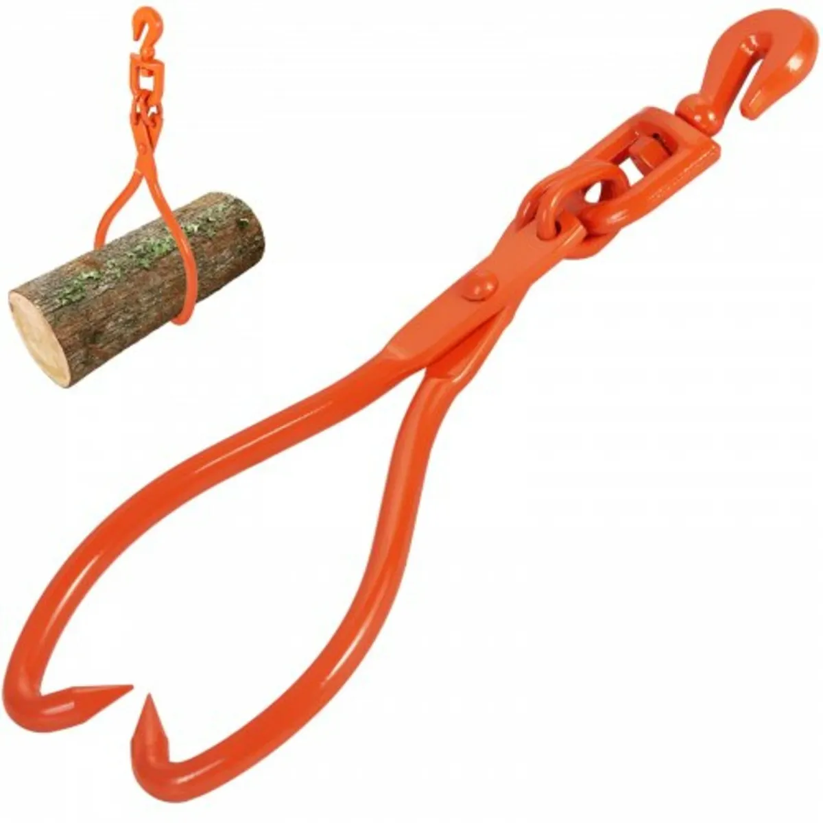 Log Skidding Tongs, 18 inch 2 Claw Log Lifting Ton - Image 1