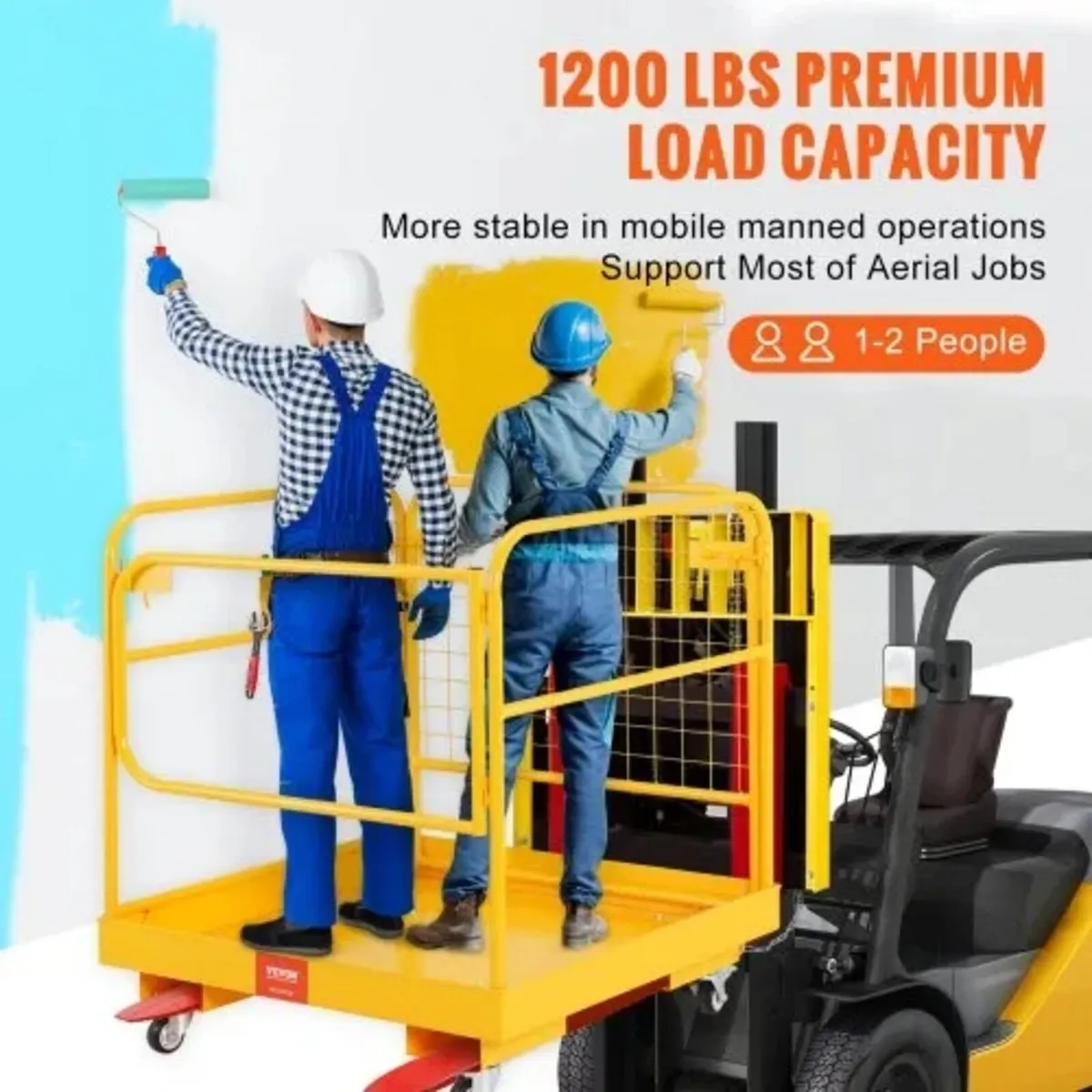 Forklift Safety Cage, 544.3 kg Load Capacity, 91.4 - Image 2