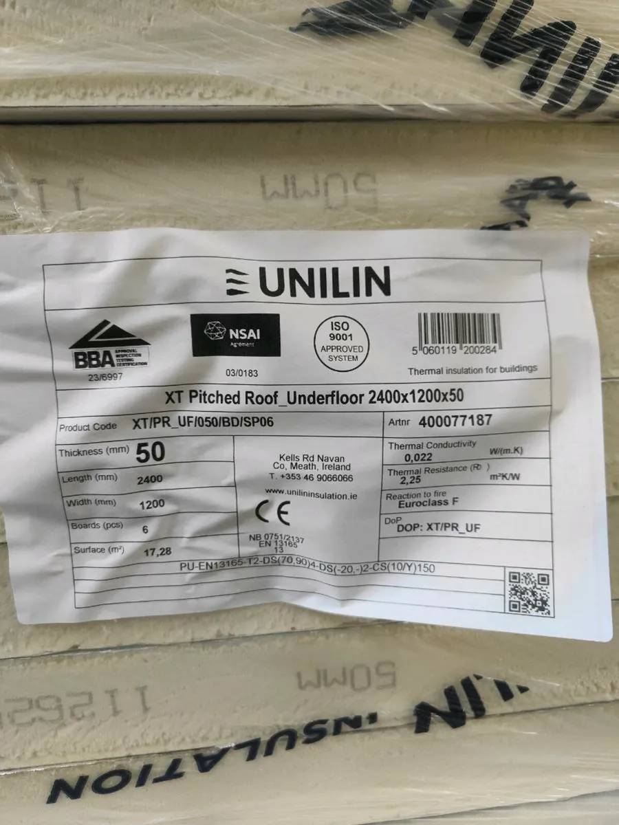 120/150mm PIR underfloor insulation boards 8x4 new - Image 4