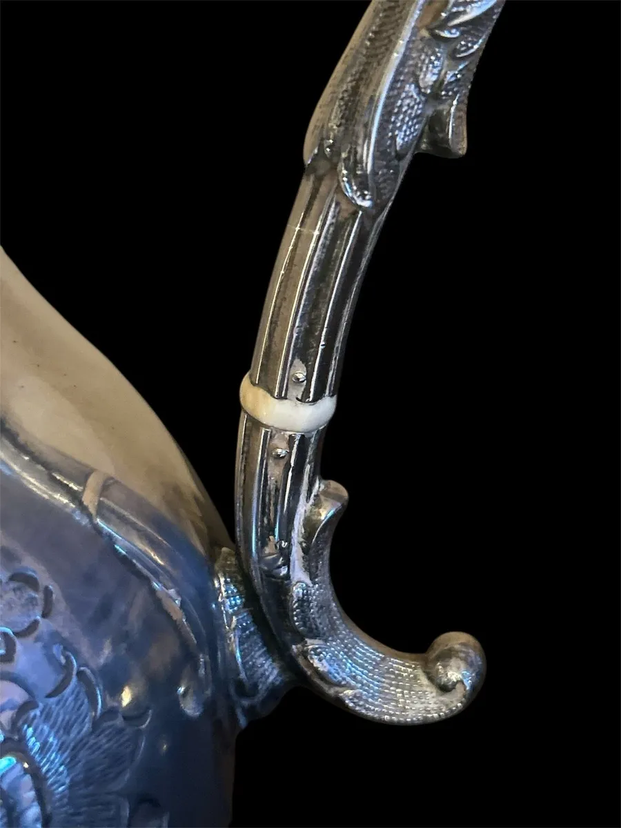 Antique Silver Plated Set Hand Cased 1860 - Image 4