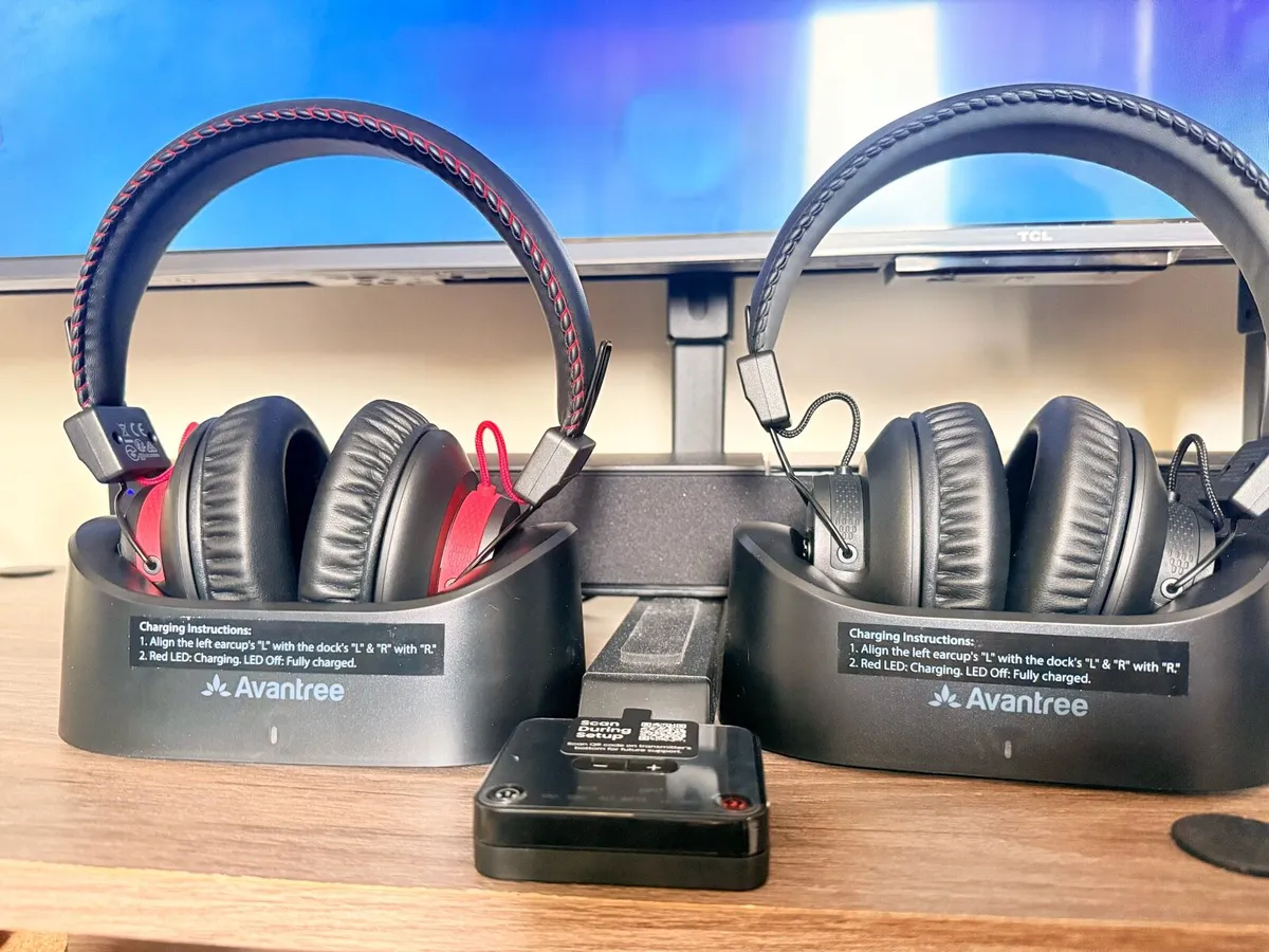 Bluetooth Wireless Headphones for TV Watching Game - Image 2