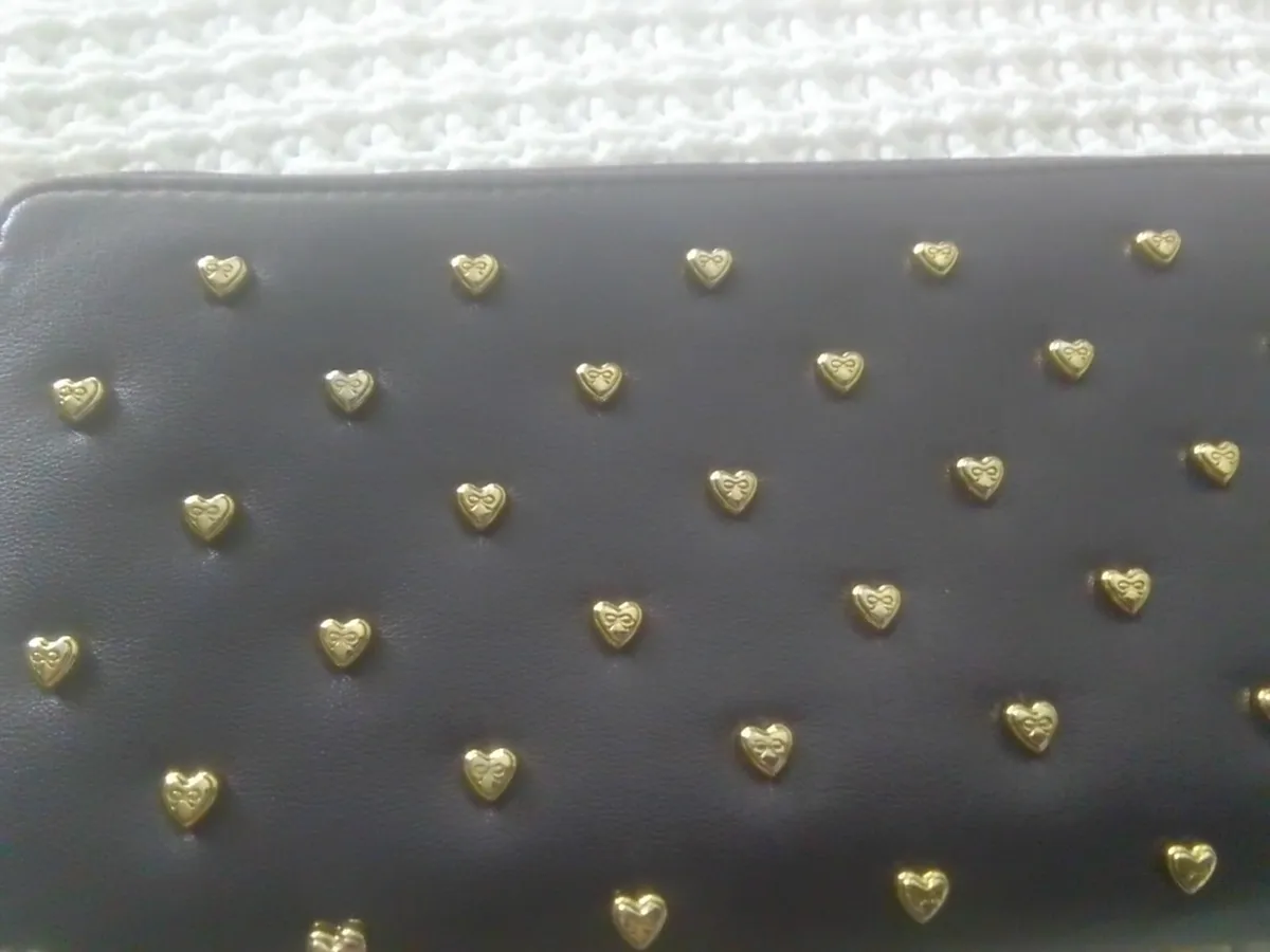 Anya hindmarsh burgundy leather studded purse - Image 3