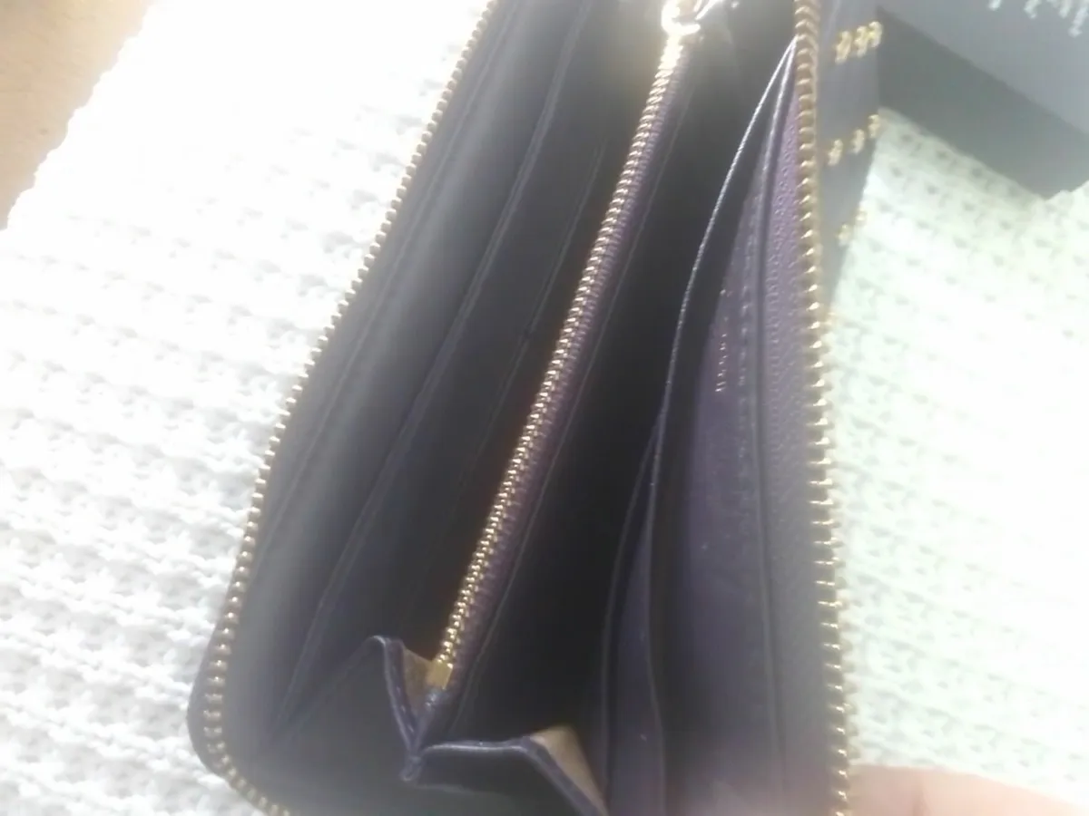 Anya hindmarsh burgundy leather studded purse - Image 4