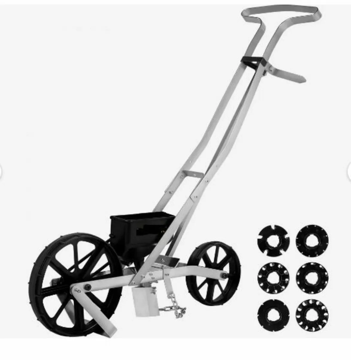 Garden Seeder, Metal Precision Garden Push - Image 1