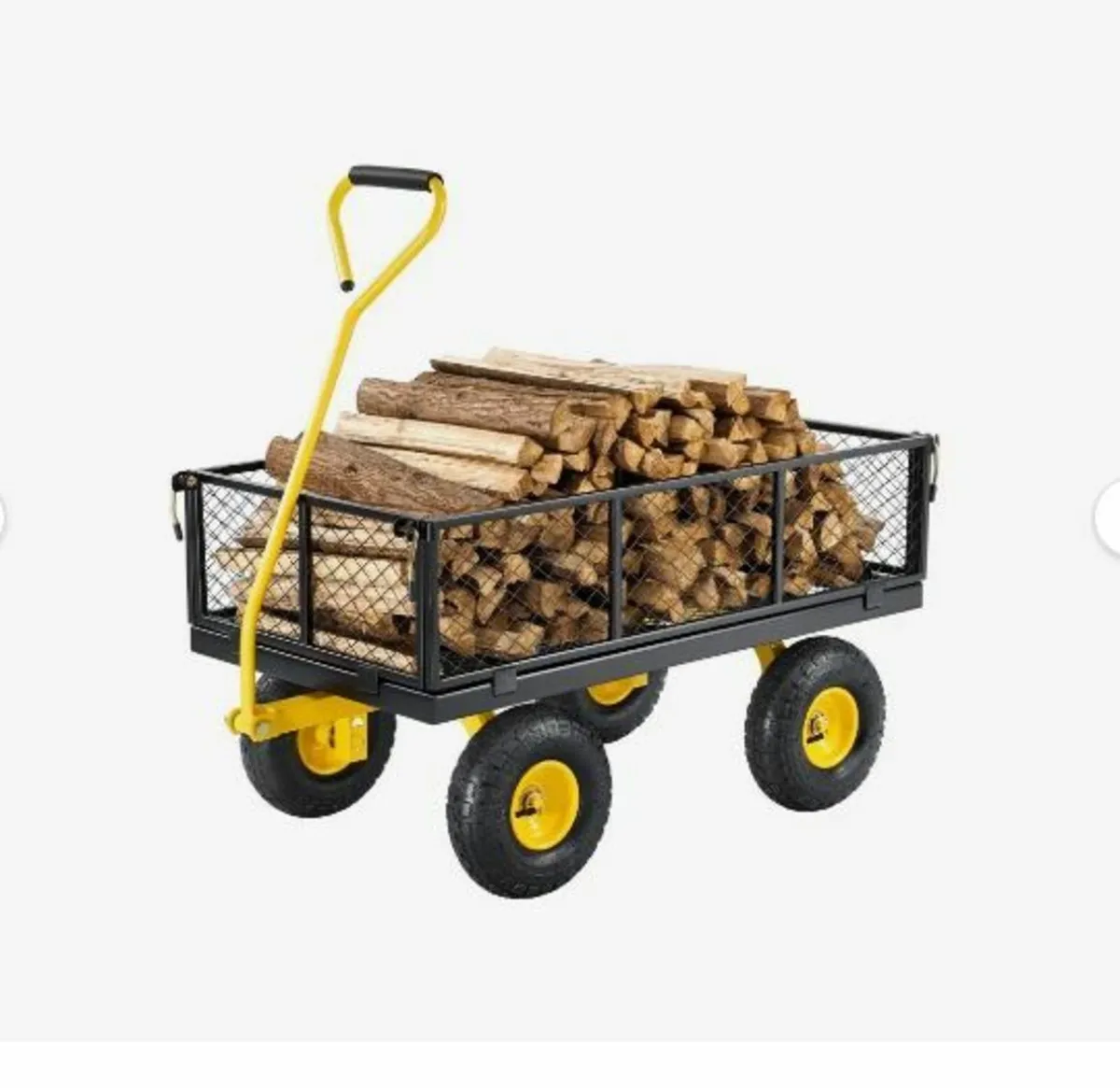 900 Lbs Heavy Duty Steel Garden Cart - Image 3