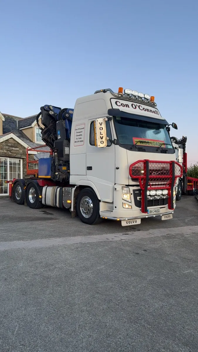 Volvo Fh crane hiab truck - Image 1