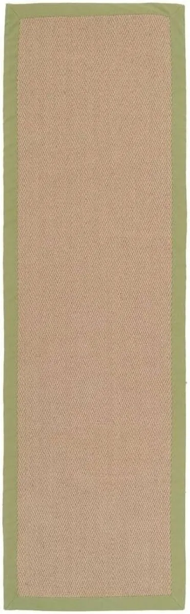 Natural Sustainable Olive Green Cotton Border - Image 2