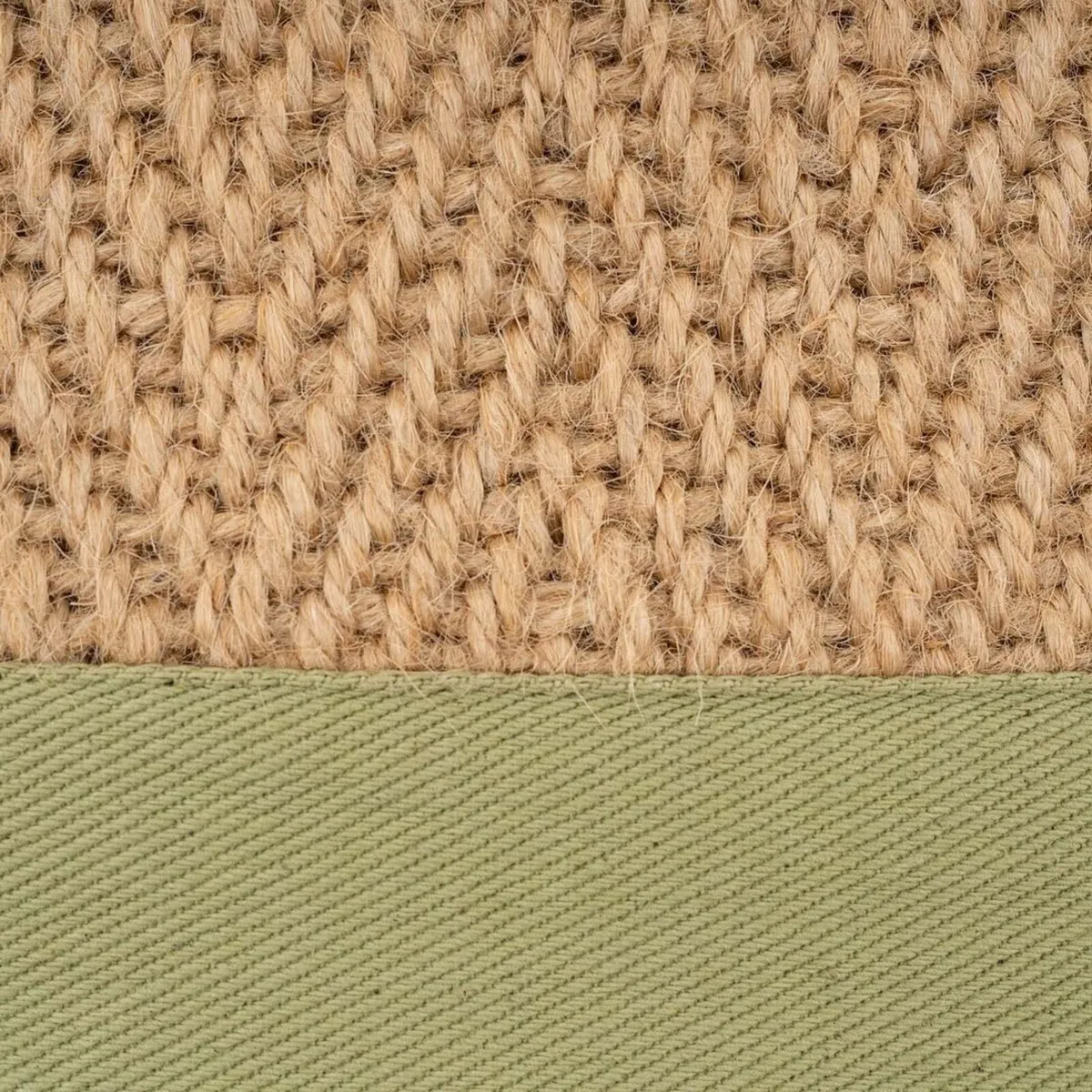 Natural Sustainable Olive Green Cotton Border - Image 4