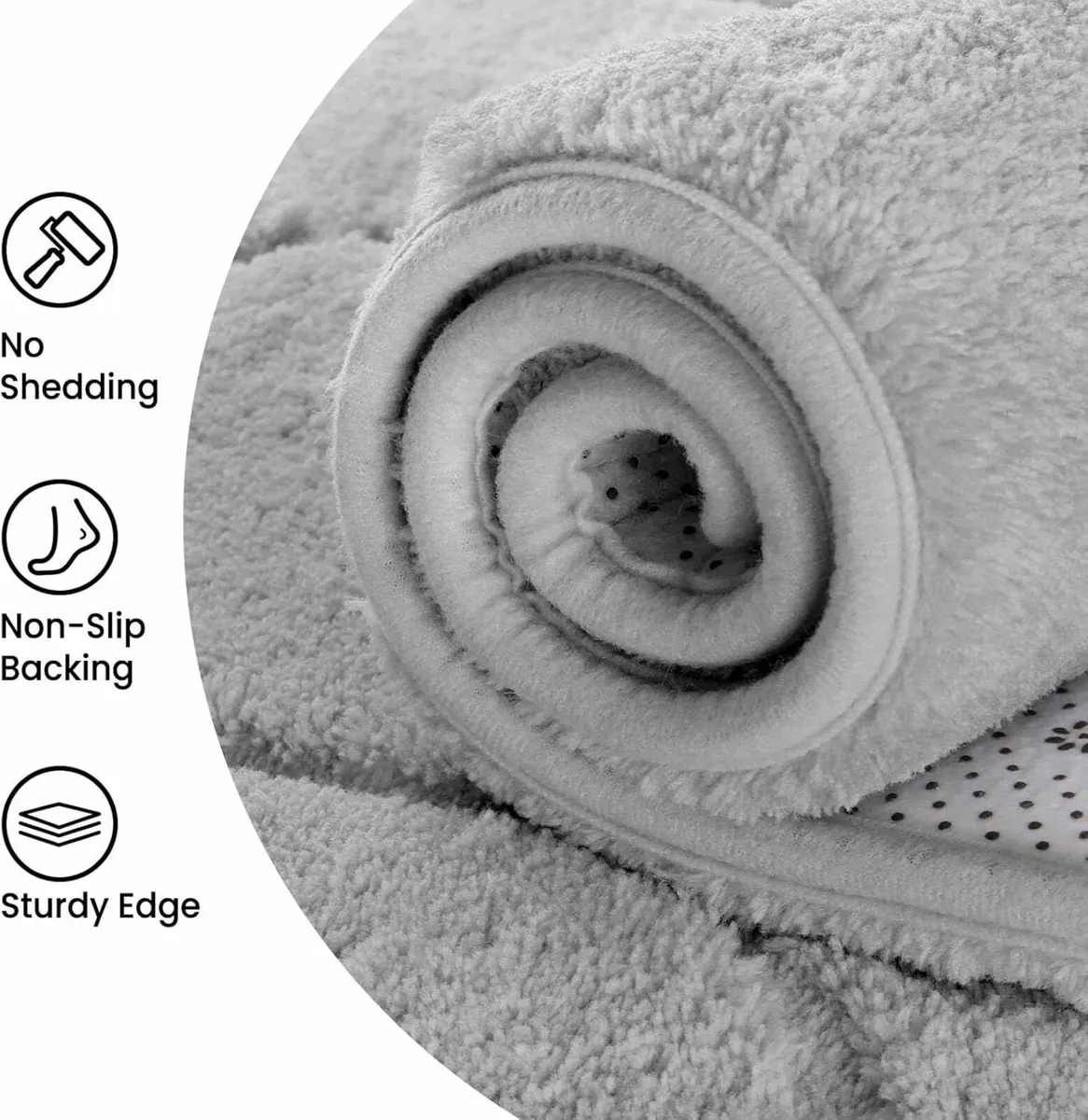 Rugs Living Room 200x300 3D Grey Area for Bedroom - Image 4