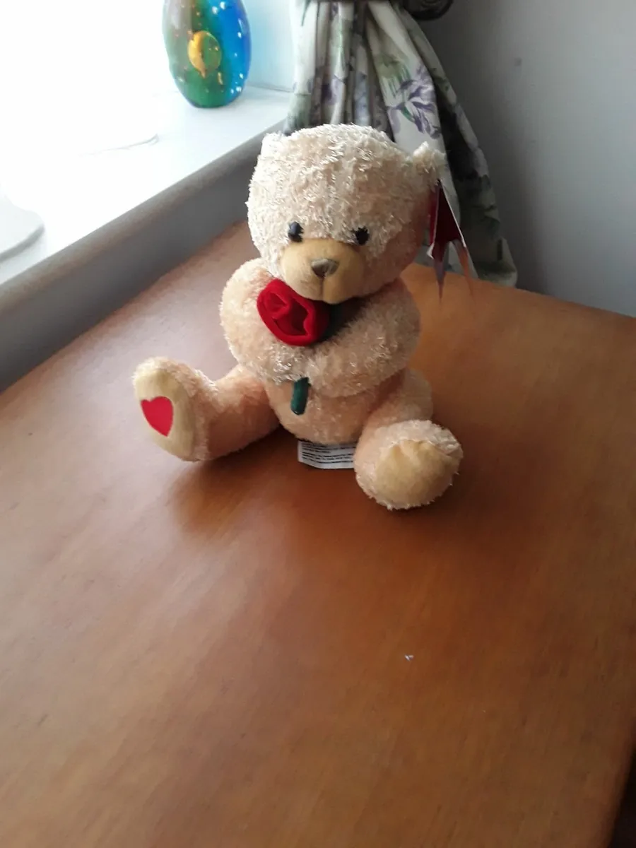 Small brand new Valentines teddy bear - Image 1