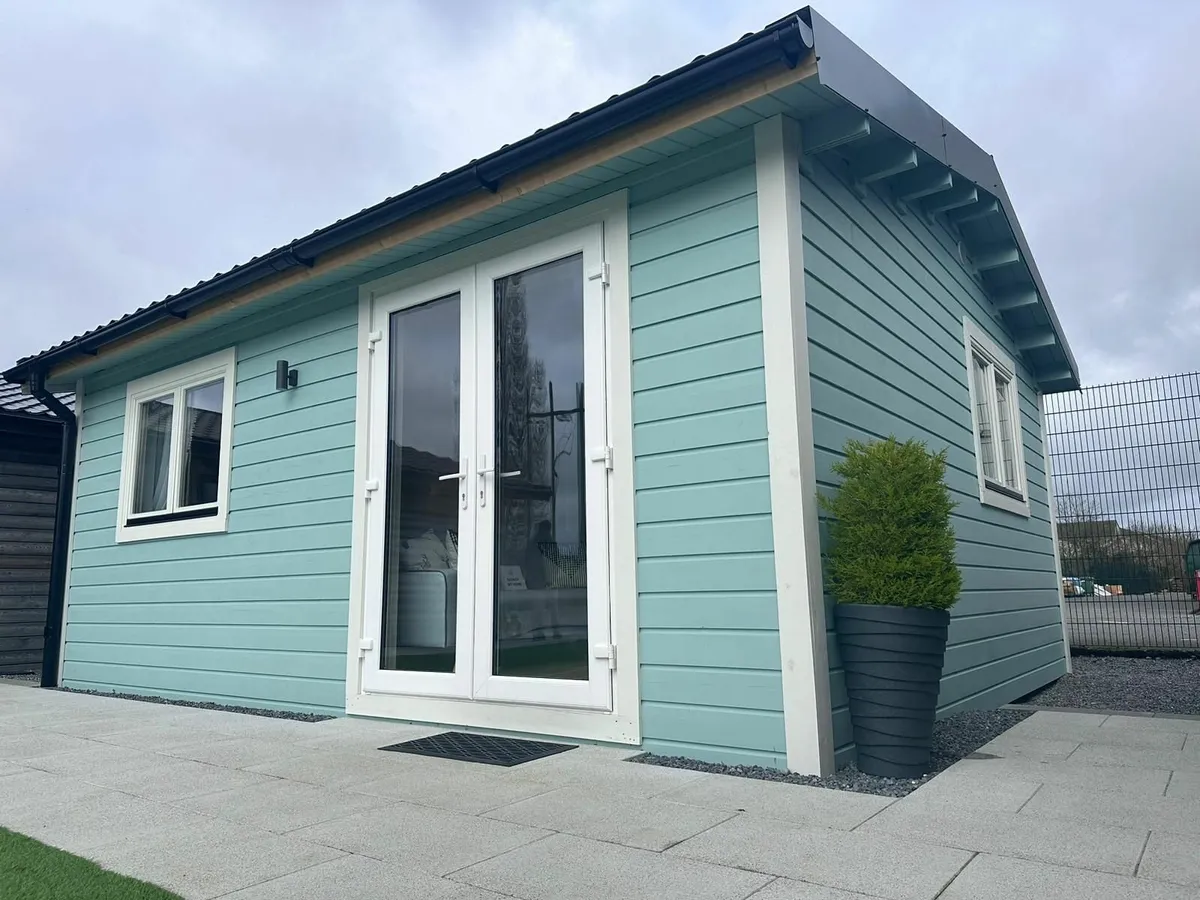 Ecohome Log Cabins 1 Bed A 5.8m x 5m Modular Home - Image 1