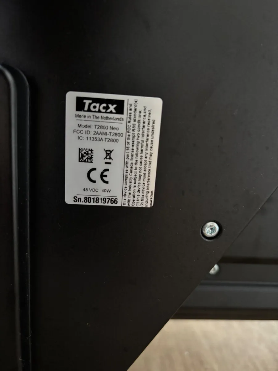 Tacx Neo Smart Direct Drive Bike Trainer - Image 2