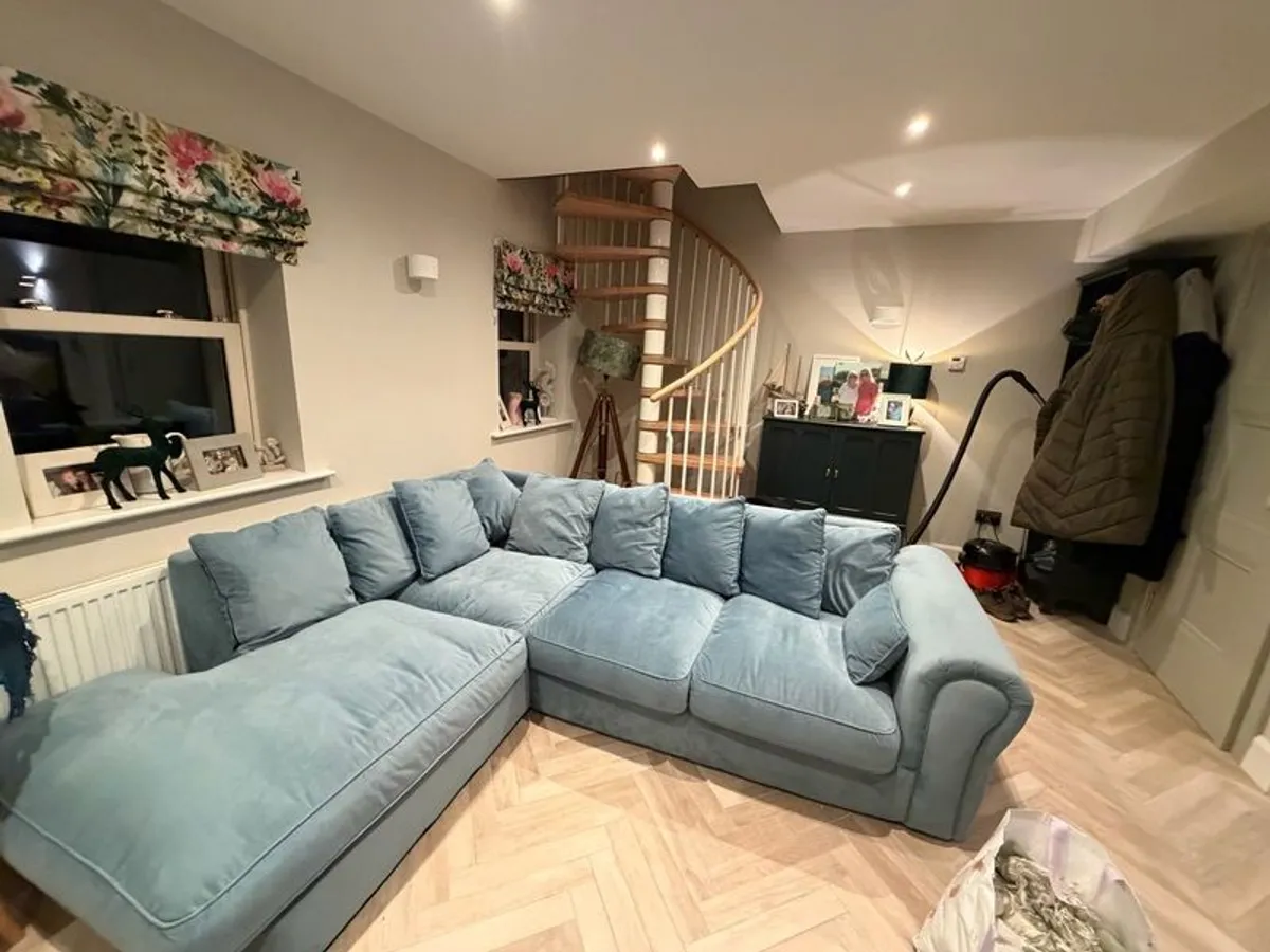 Beautiful Blue Sofa - Image 2