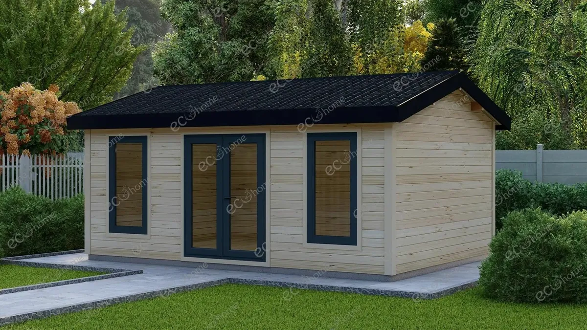 Ecohome Log Cabins Garden Room Kilkenny 4m x 3m - Image 1