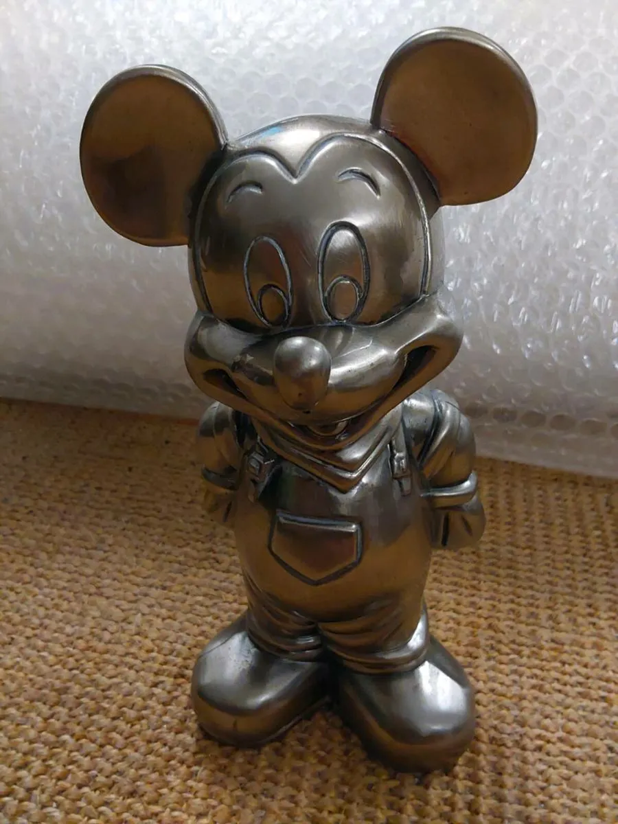 Vintage pewter Mickey Mouse Money Box