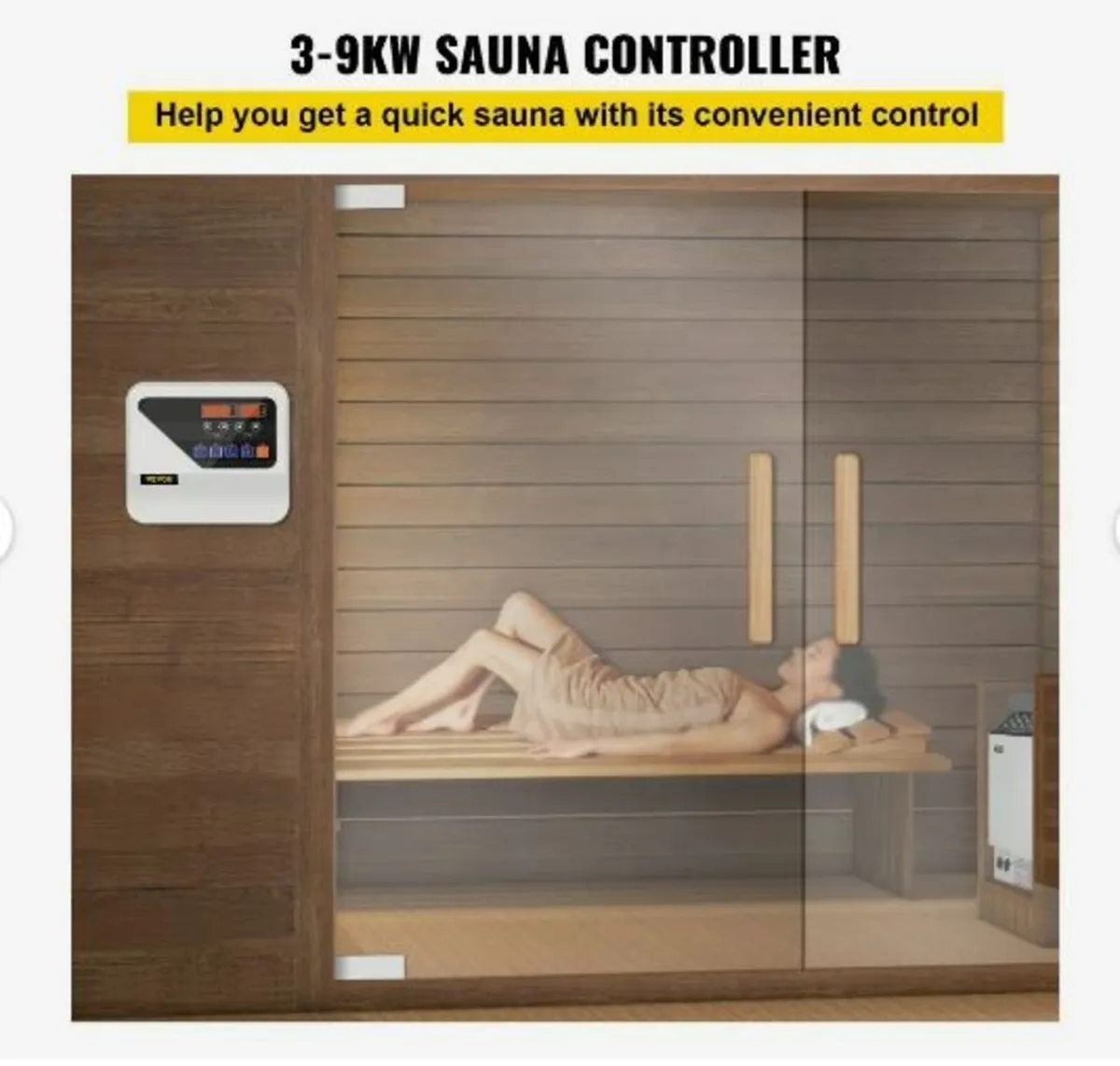 External Sauna Heater Controller for 3KW-9KW - Image 2