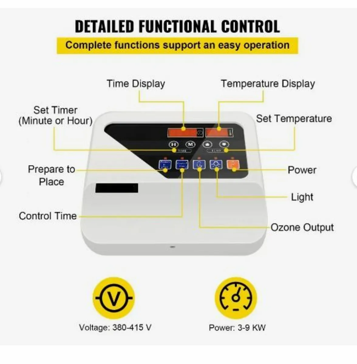 External Sauna Heater Controller for 3KW-9KW - Image 4