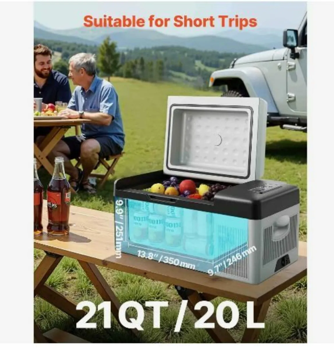 Car Refrigerator 20L Compressor Portable - Image 3