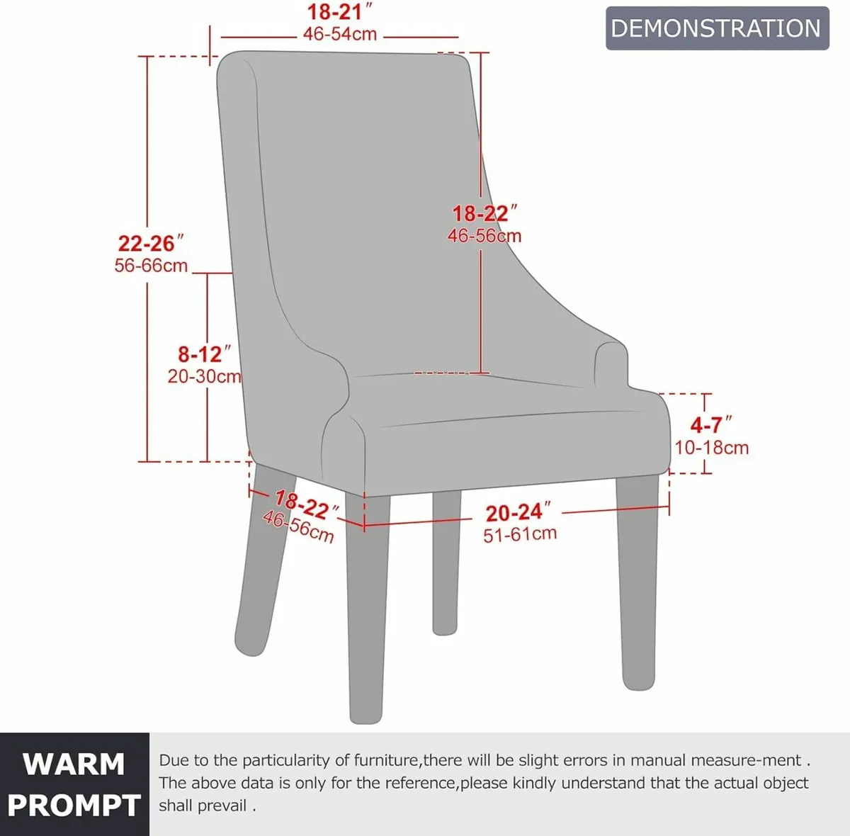 Dining Chair Covers Stretch Velvet Wingback - Image 3