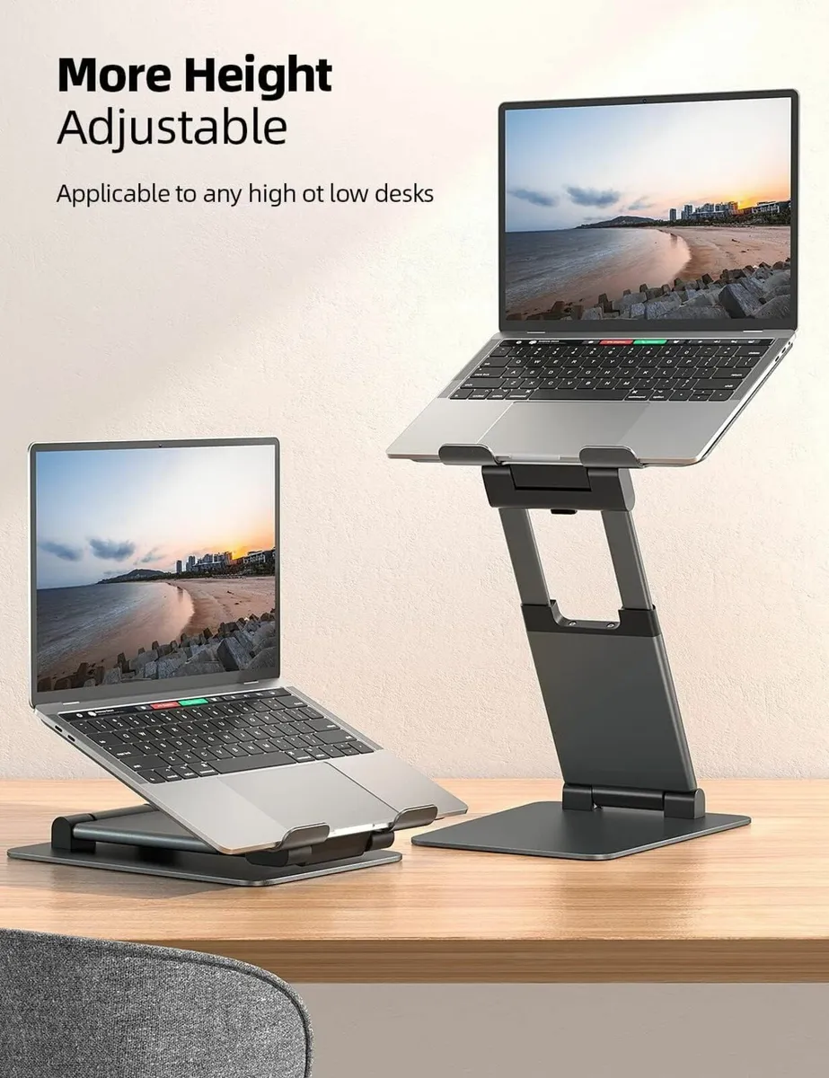 Laptop Stand for Desk Adjustable Riser Ergonomic - Image 3