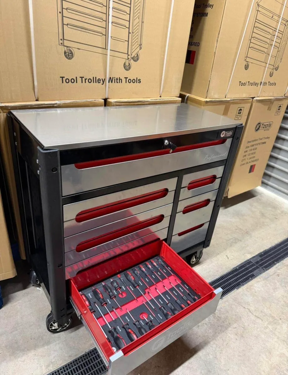 BRAND NEW 12 DRAWER TOOL CHEST FULL OF TOOLS - Image 4