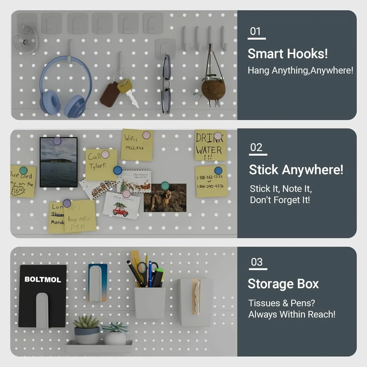 Clamp-on 2-Tier Desk Shelf White 100CM Desktop - Image 4