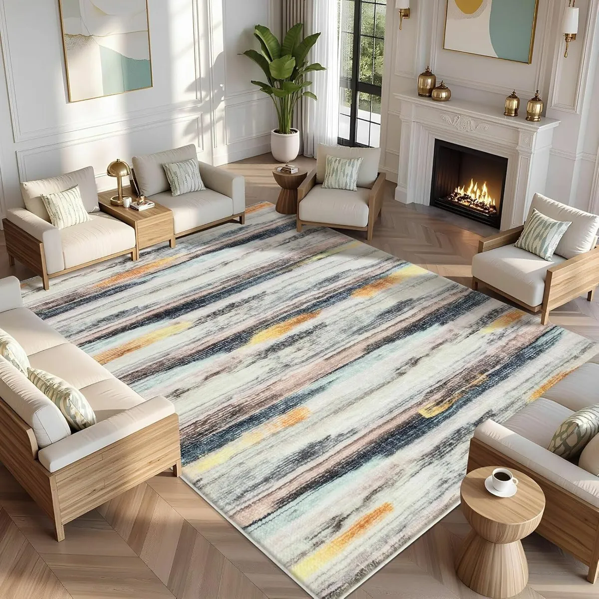 Rugs Living Room - Modern Soft Rug for Bedroom - Image 2