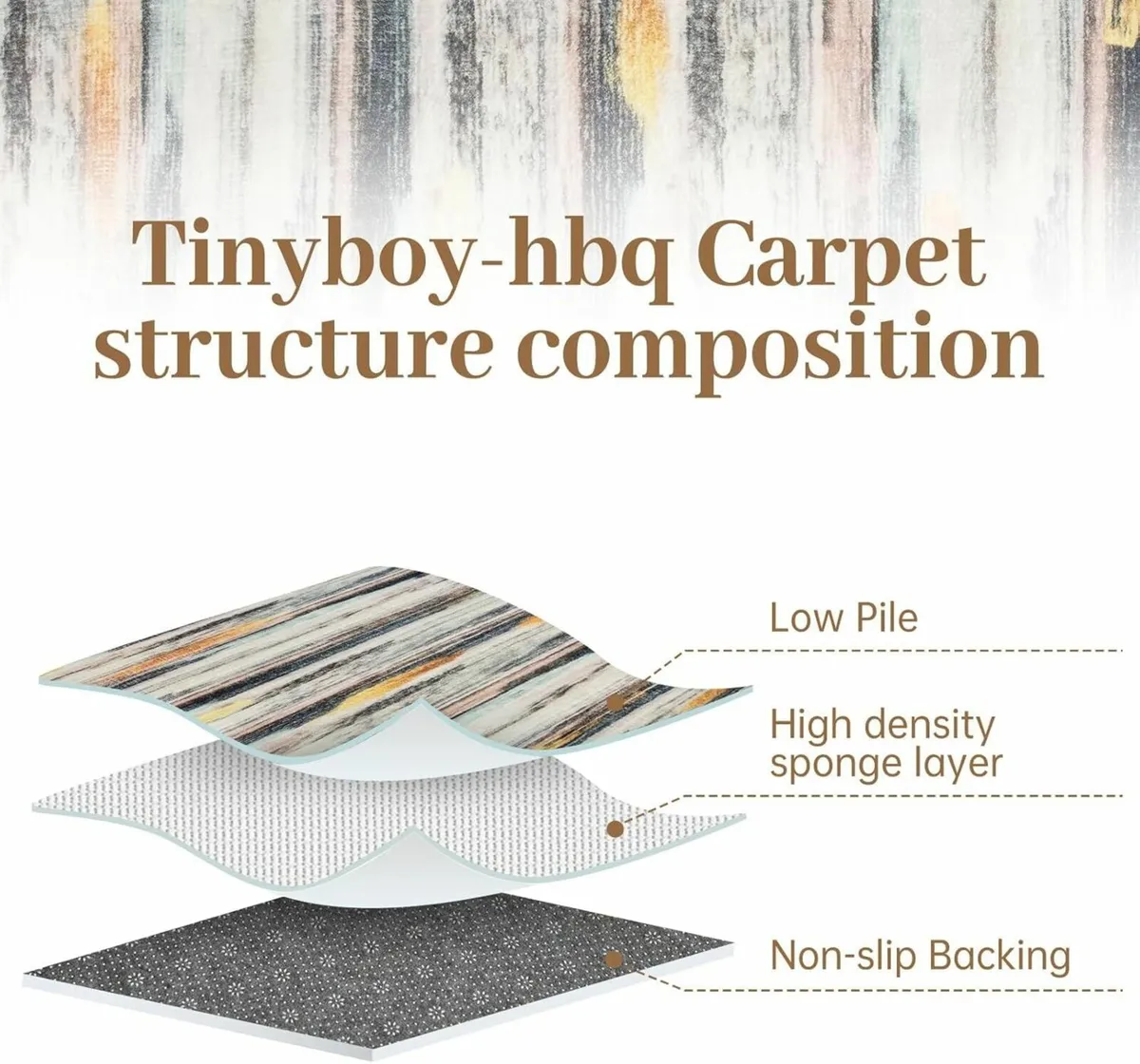 Rugs Living Room - Modern Soft Rug for Bedroom - Image 4