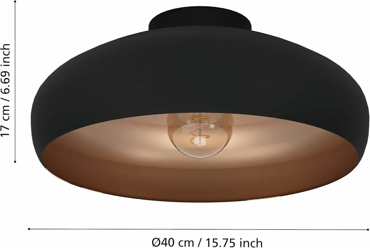 Mogano Vintage/Industrial Design Ceiling Light - Image 3