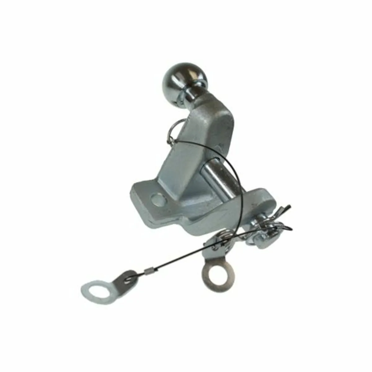 MP84 50mm Ball & Pin Hitch Silver - Image 1