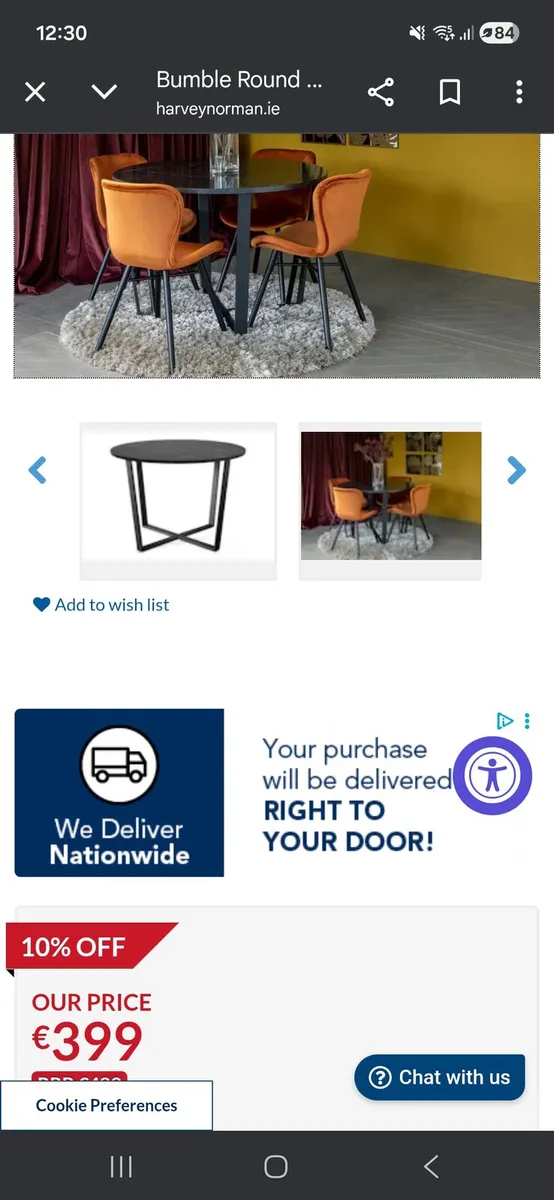 Kitchen table and chairs - Image 1