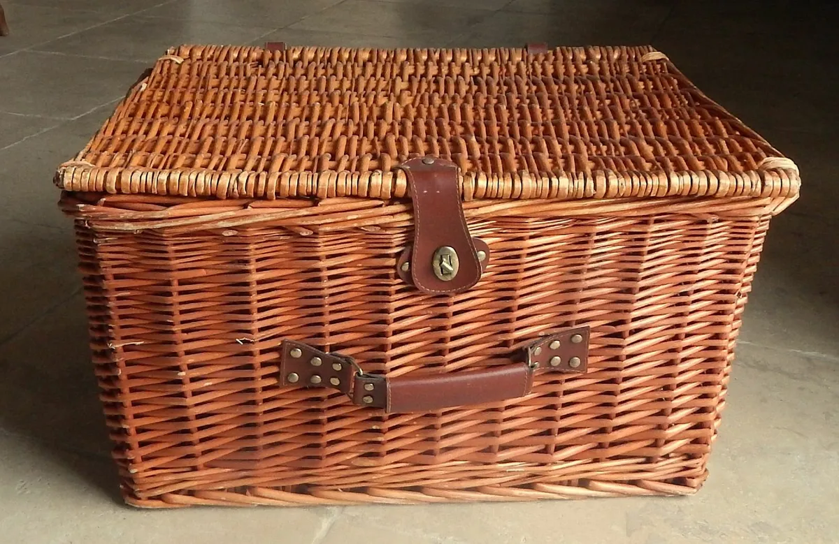 Large Wicker Storage Basket - Image 2