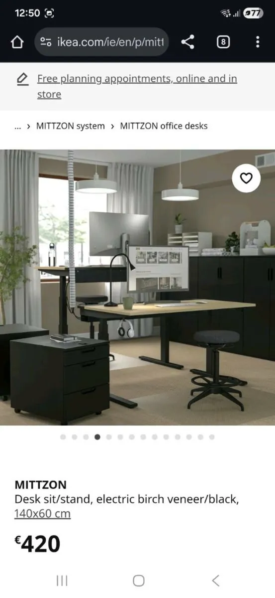 Sit stand desk - Image 2