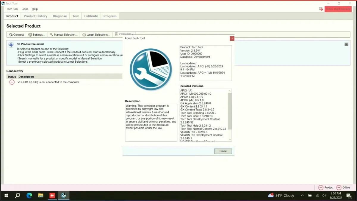 Vocom II Truck Diagnostic For Volvo Renault+Laptop - Image 3