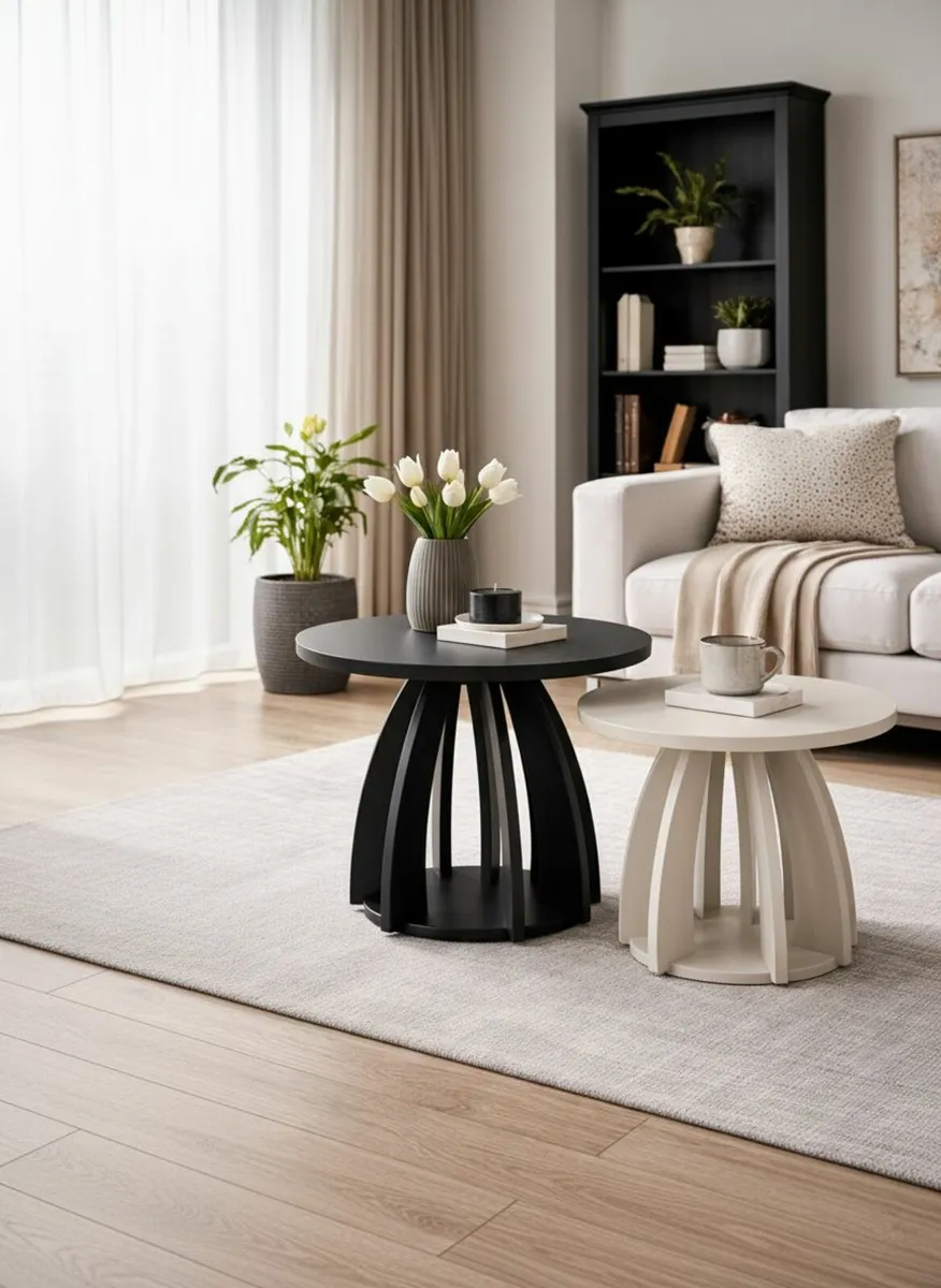 Zenith Nest Coffee Tables  Modern Living Room - Image 2