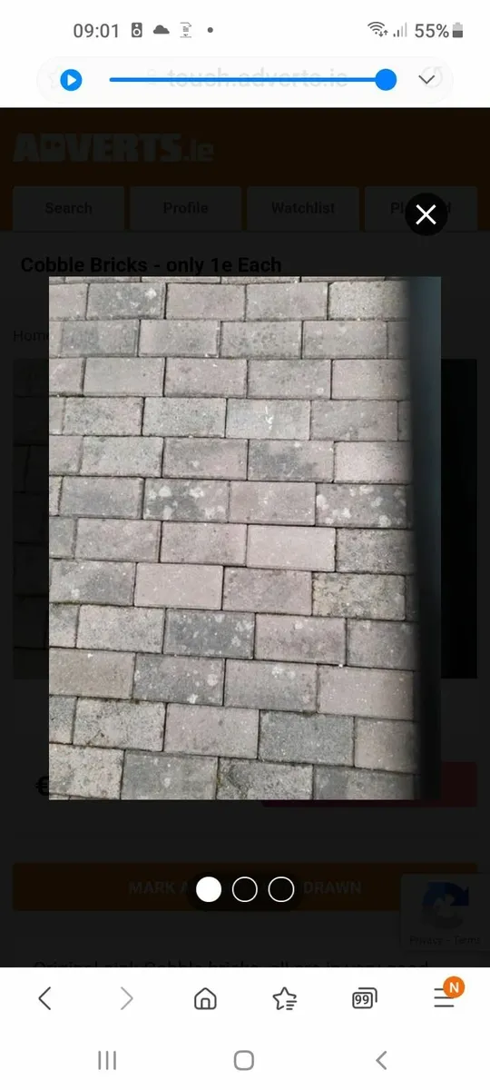 Cobble Bricks - Driveway/ Walls/ Barbecue - 1 Each - Image 4
