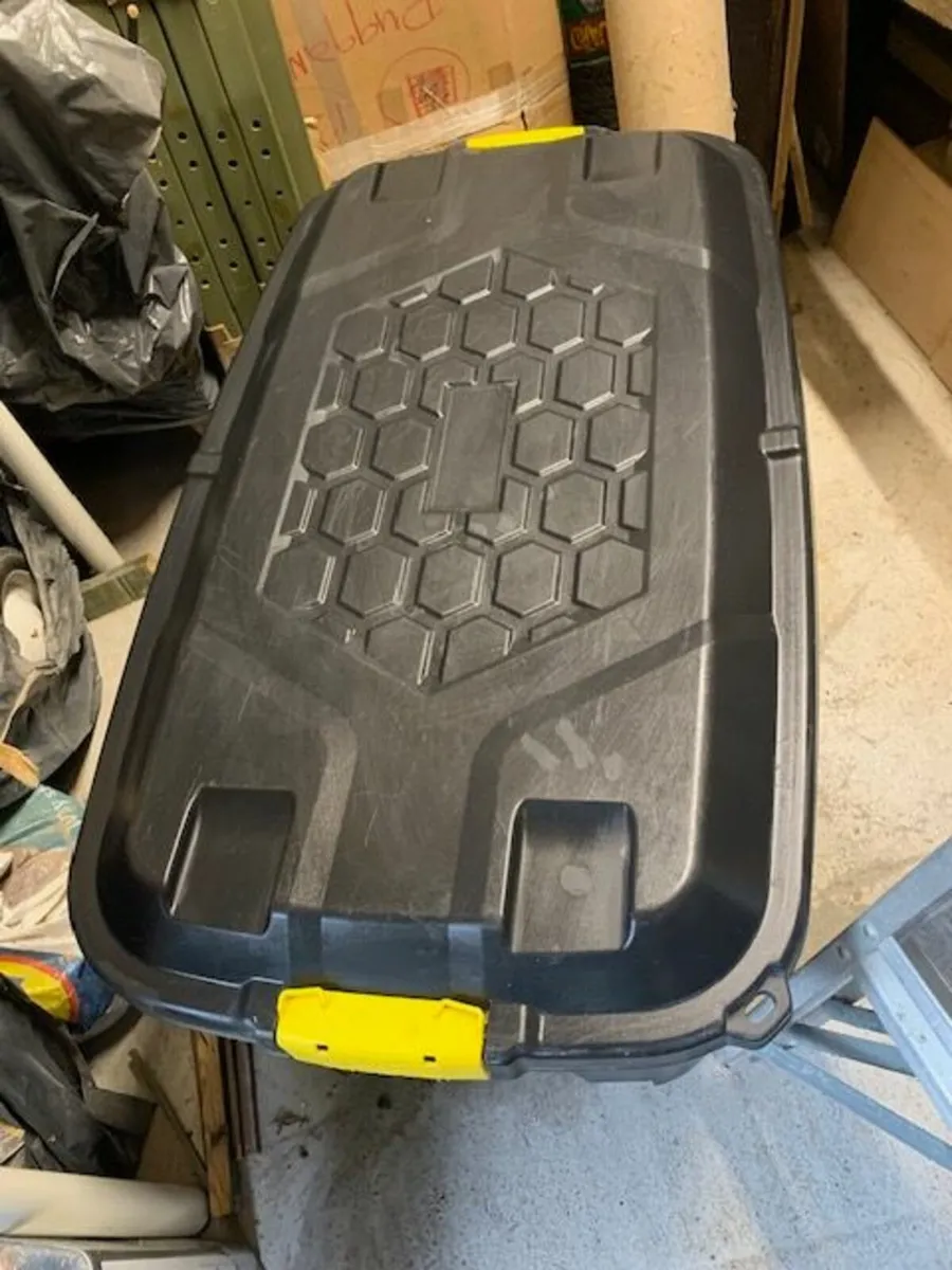 145l Black Storage Trunk - Image 2