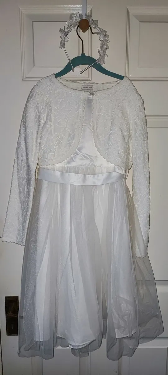 Beautiful First Holy Communion Dress – Full Set - Image 2