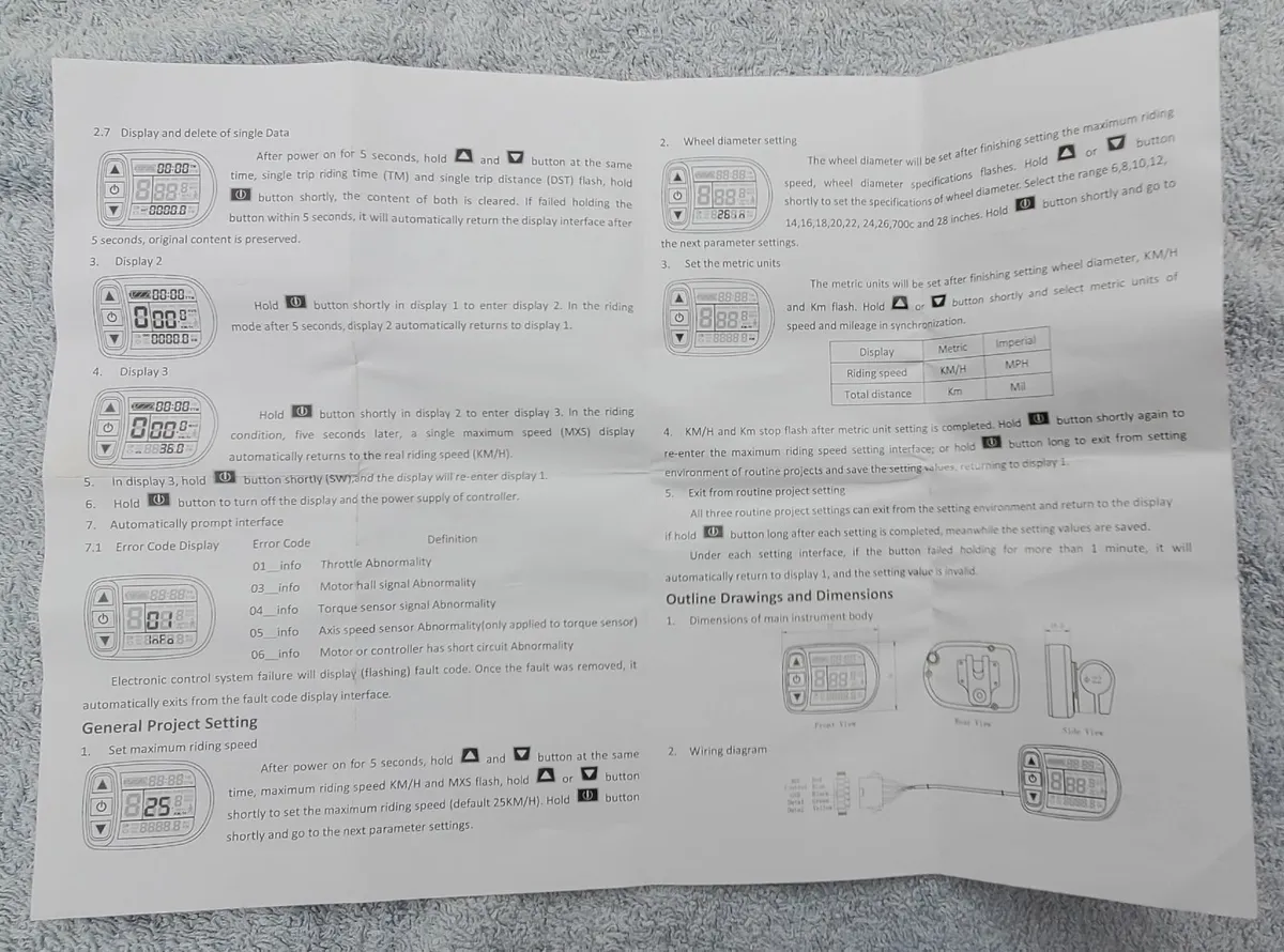 NEW >>>>E Bike LCD Screen<< - Image 4