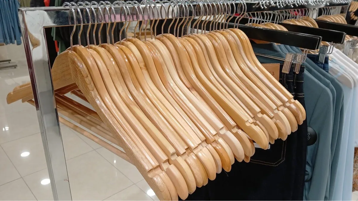 Wooden Clothes Hangers - Image 1
