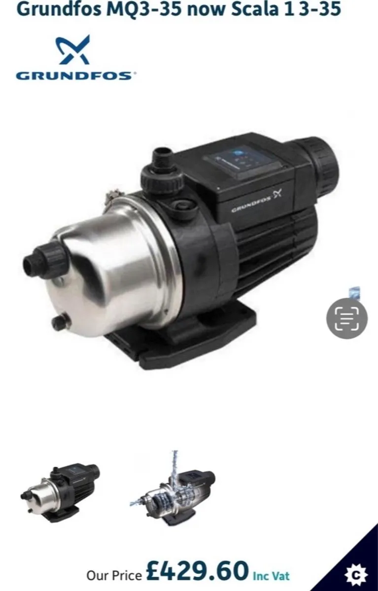 Pump Grundfos. 4 AJ’s, Sinks, Taps - Image 1