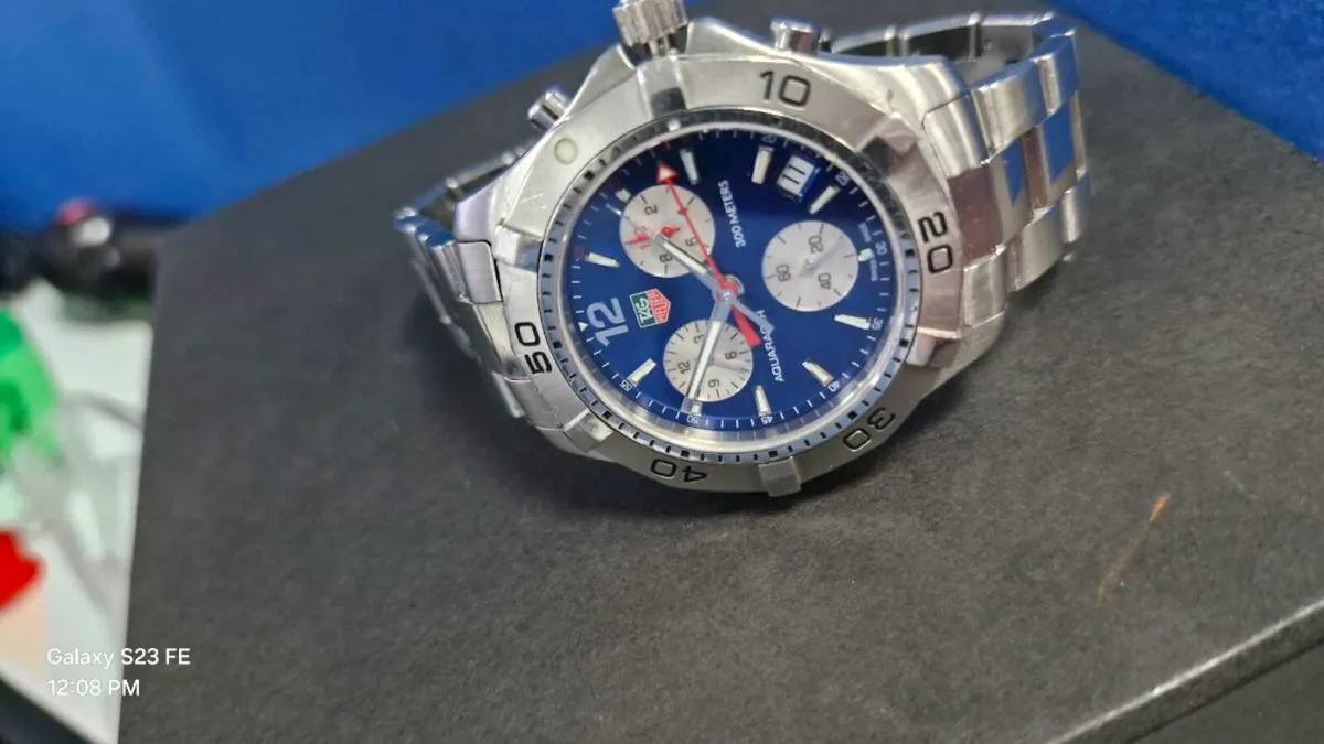 TAG Heuer Aquaracer Blue Men's Watch - Image 2