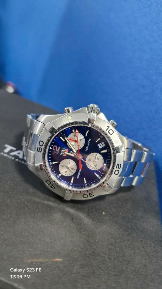 TAG Heuer Aquaracer Blue Men's Watch - Image 3